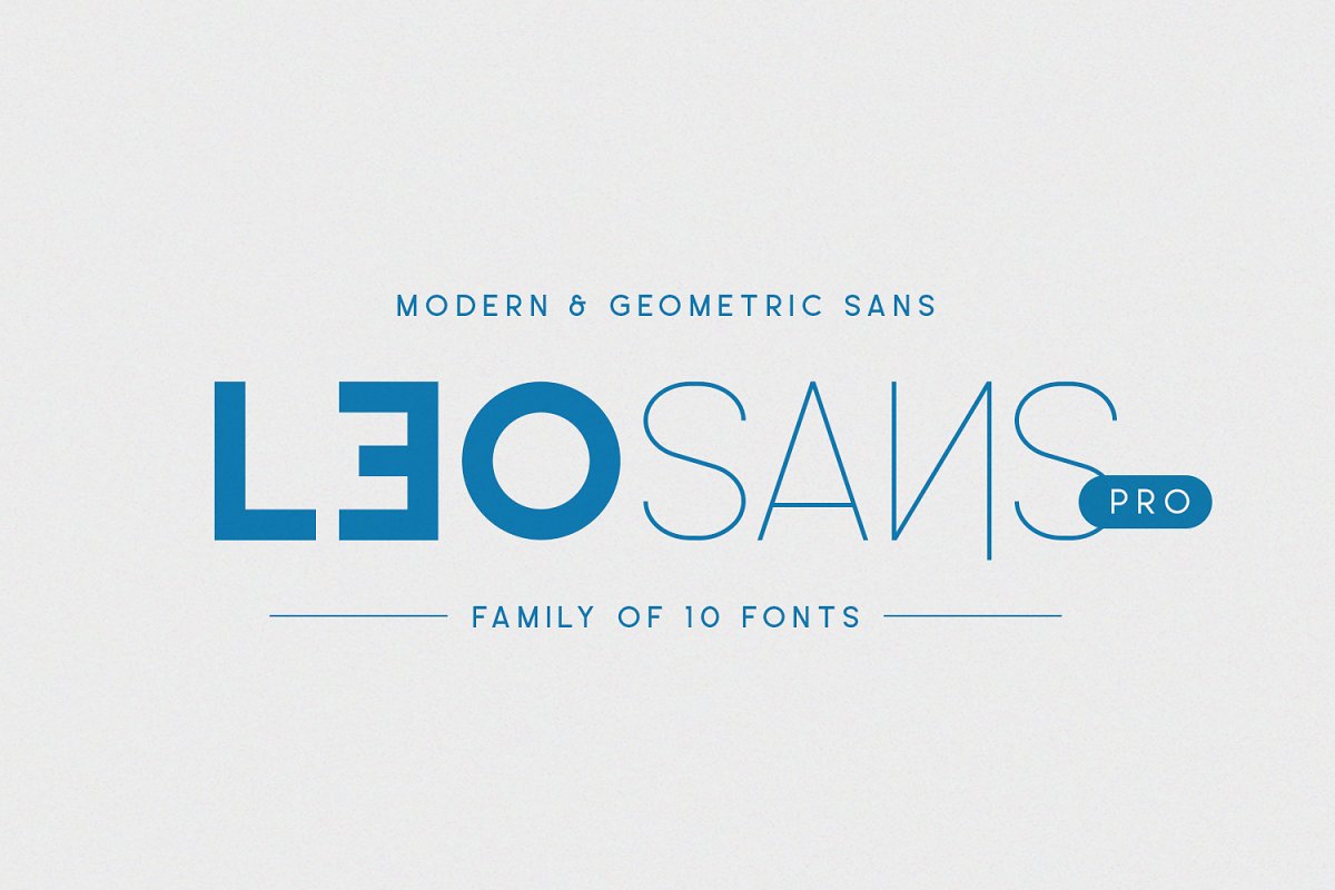 Beispiel einer Leo Sans Pro-Schriftart #2